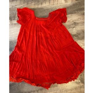 Red umgee dress